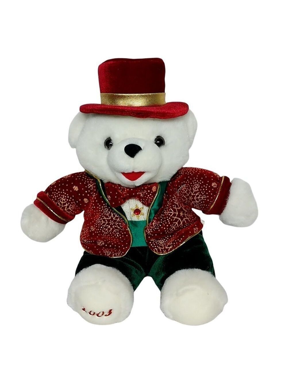 Dan Dee Teddy Bear Snowflake Plush 11.5 Inch